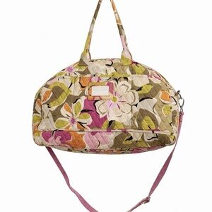 Vera Bradley Grand Traveler Tote in Portobello Road Cottage, 22"x15"x2.25"